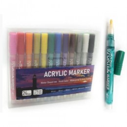 Маркери  акриловые Acrylic Marker набор 24шт
