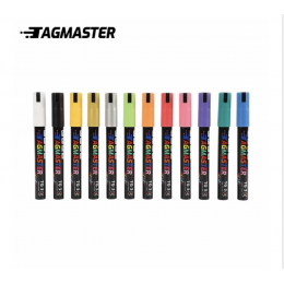Набор акрилових маркеров TAGMASTER 3-4 mm 12 цветов