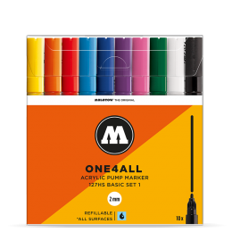 Набор Molotow ONE4ALL 127HS 2мм Basic Set 1 10шт