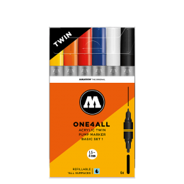 Набор Molotow ONE4ALL Acrylic Twin Basic Set 1 